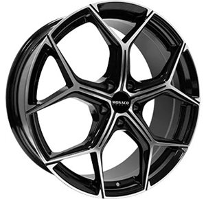 Felgi aluminiowe Monaco Wheels Monaco Wheels GP16 Gloss Black Polished