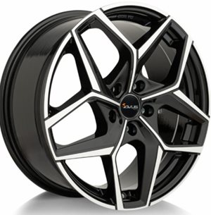 Avus Racing AC-523 Gloss Black Polished