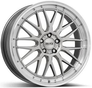 felgi aluminiowe Dotz Dotz Bilbao Blaze Silver Polished Lip