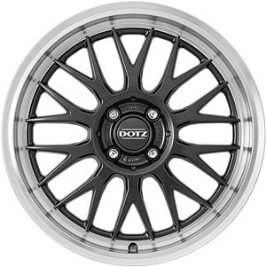 Dotz Bilbao Dark Gunmetal Polished Lip