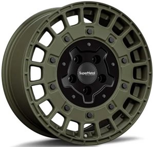 Felgi aluminiowe Super Metal Super Metal Rig Black Green