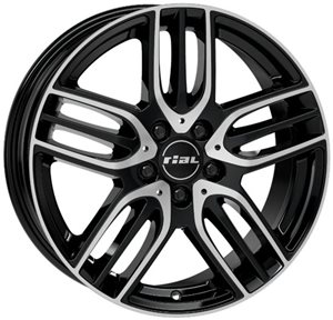 felgi aluminiowe Rial Rial M14 Diamond Black Front Polished