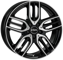 felgi aluminiowe Rial Rial M14 Diamond Black Front Polished