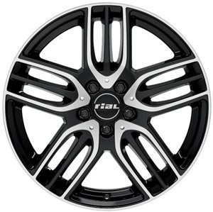 Rial M14 Diamond Black Front Polished