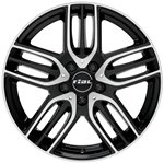 felgi aluminiowe Rial Rial M14 Diamond Black Front Polished