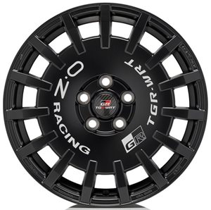 OZ Rally Racing TGR-WRT Matt Black Silver Lettering