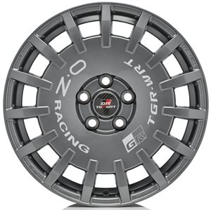 OZ Rally Racing TGR-WRT Matt Graphite Silver Lettering