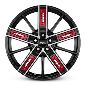 Felgi aluminiowe Ronal Ronal R67 JB/FC RED