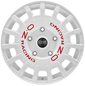 Felgi aluminiowe OZ OZ Rally Racing VAN Race White - Red Lettering