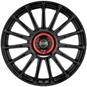Felgi aluminiowe OZ OZ Superturismo Evoluzione Gloss Black - Red Lettering