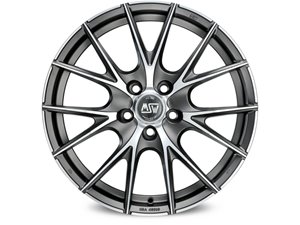 Felgi aluminiowe MSW MSW 25 Matt Dark Titanium Full Polished