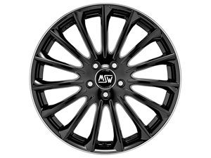 Felgi aluminiowe MSW MSW 30 Gloss Black Polished Lip