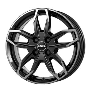 felgi aluminiowe Rial Rial Lucca 4H diamond-black front polished