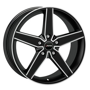 Felgi aluminiowe Autec Autec TYPE D - DELANO BLACK MATT POLISHED