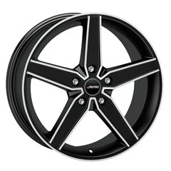 Felgi aluminiowe Autec Autec TYPE D - DELANO BLACK MATT POLISHED