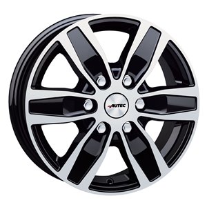 Felgi aluminiowe Autec Autec TYPE Q - QUANTRO BLACK POLISHED (6 HOLE)
