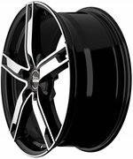 Felgi aluminiowe MAM MAM W4 Black Front Polish