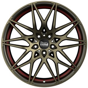 Felgi aluminiowe MAM MAM B2 Bronze Red Inside