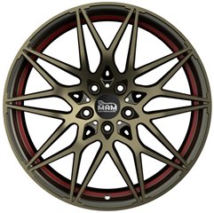 Felgi aluminiowe MAM MAM B2 Bronze Red Inside