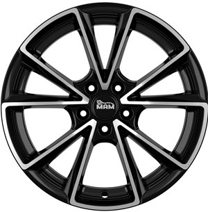 Felgi aluminiowe MAM MAM A5 Black Front Polish