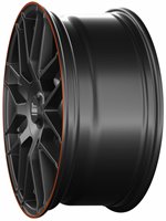 MAM GT1 Matt Black Lip Orange
