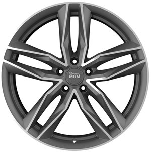 Felgi aluminiowe MAM MAM RS3 Matt Palladium Front Polish