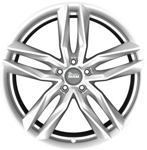 Felgi aluminiowe MAM MAM RS3 Silver Painted