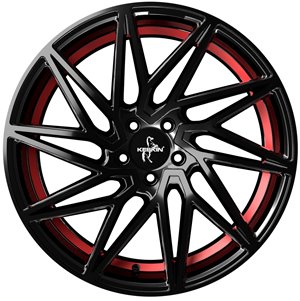 Felgi aluminiowe Keskin Keskin KT20 Future Black Painted Red Inside