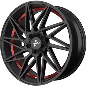 Keskin KT20 Future Matt Black Red Inside