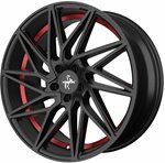 Felgi aluminiowe Keskin Keskin KT20 Future Matt Black Red Inside
