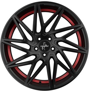 Felgi aluminiowe Keskin Keskin KT20 Future Matt Black Red Inside