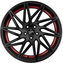 Felgi aluminiowe Keskin Keskin KT20 Future Matt Black Red Inside