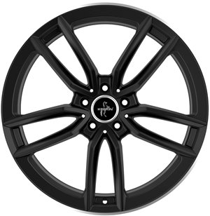 Felgi aluminiowe Keskin Keskin KT21 Elegant Matt Black Lip Polish