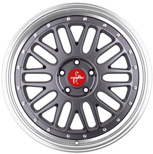 Felgi aluminiowe Keskin Keskin KT22 Retro Titan Grey Lip Polish
