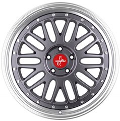 Felgi aluminiowe Keskin Keskin KT22 Retro Titan Grey Lip Polish