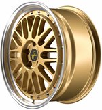 Felgi aluminiowe Keskin Keskin KT22 Retro Gold Lip Polish