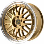 Felgi aluminiowe Keskin Keskin KT22 Retro Gold Lip Polish