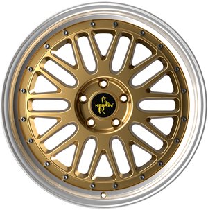 Felgi aluminiowe Keskin Keskin KT22 Retro Gold Lip Polish