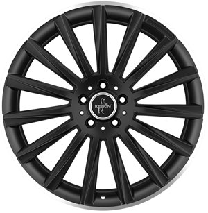 Felgi aluminiowe Keskin Keskin KT18 Turbo Matt Black Lip Polish