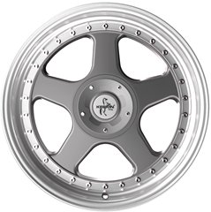 Felgi aluminiowe Keskin Keskin KT1 Classic Titan Grey Lip Polish