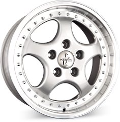 Felgi aluminiowe Keskin Keskin KT2 Cup Silver Lip Polish