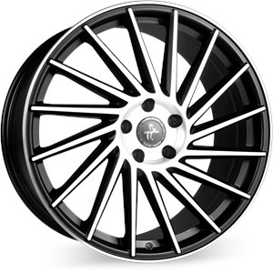 Felgi aluminiowe Keskin Keskin KT17 Hurricane Matt Black Front Polish