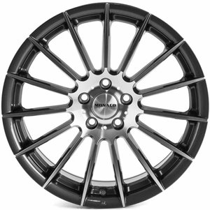 Monaco Wheels Formula Shiny Anthracite Polished Front