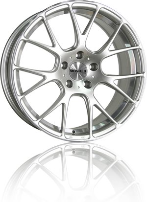 Monaco Wheels Mirabeau Silver Polished Rings Undercut
