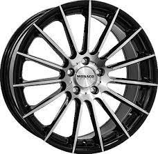 Felgi aluminiowe Monaco Wheels Monaco Wheels Formula Shiny Black Polished Front
