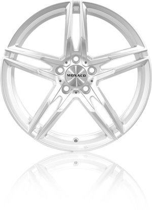 Monaco Wheels 571 GP1 Silver, fully painted