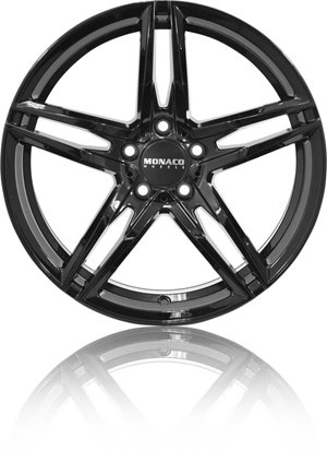 Monaco Wheels 572 GP1 Shiny black, fully painted