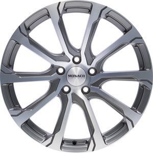 Monaco Wheels MC13 Matt Anthracite Polished Front