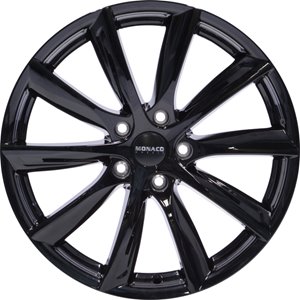 Monaco Wheels GP6 Shiny Black Fully Painted