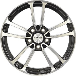 Monaco Wheels CL1 Black Polished Fully Painted